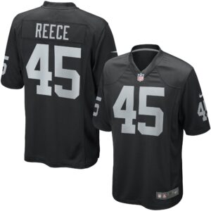 Marcel Reece Las Vegas Raiders  Youth Game Jersey - Black