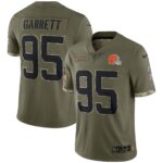 Myles Garrett Cleveland Browns  2022 Salute To Service Limited Jersey - Olive
