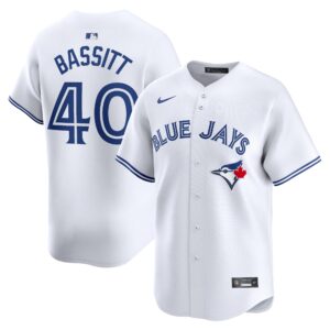 Men's Toronto Blue Jays Chris Bassitt  White Home Limited Player Jersey