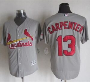 St. Louis Cardinals #13 Matt Carpenter Grey New Cool Base Stitched Jersey