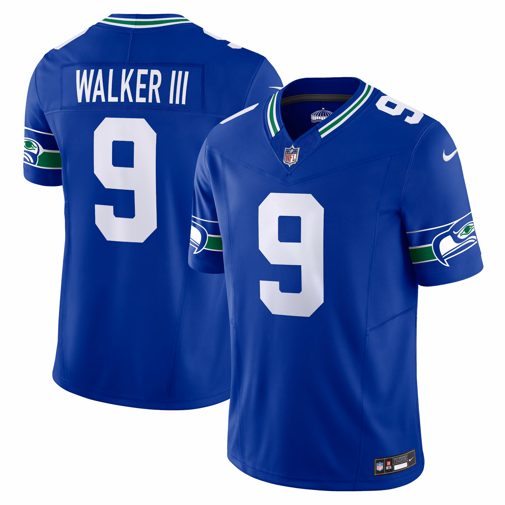 Kenneth Walker III #9 Seattle Seahawks Vapor F.U.S.E. Limited Jersey - Royal