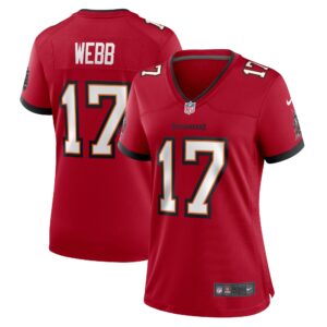 Raleigh Webb Tampa Bay Buccaneers Women's  Game Jersey -  Red