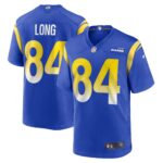 Hunter Long Los Angeles Rams  Home Game Jersey - Royal