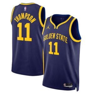 Klay Thompson 2022/23 Golden State Warriors  Unisex Swingman Jersey - Statement Edition - Navy