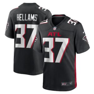 DeMarcco Hellams Atlanta Falcons Team Game Jersey -  Black