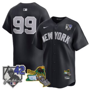 Aaron Judge #99 New York Yankees Jackie Robinson Patch Collection Limited Jersey - Navy