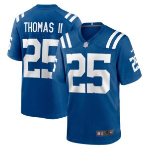 Rodney Thomas II Indianapolis Colts  Game Player Jersey - Royal