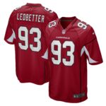 Jonathan Ledbetter Arizona Cardinals  Game Jersey - Cardinal