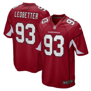 Jonathan Ledbetter Arizona Cardinals  Game Jersey - Cardinal