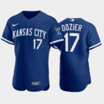 Men's Hunter Dozier #17 Kansas City Royals 2022 Blue Jersey
