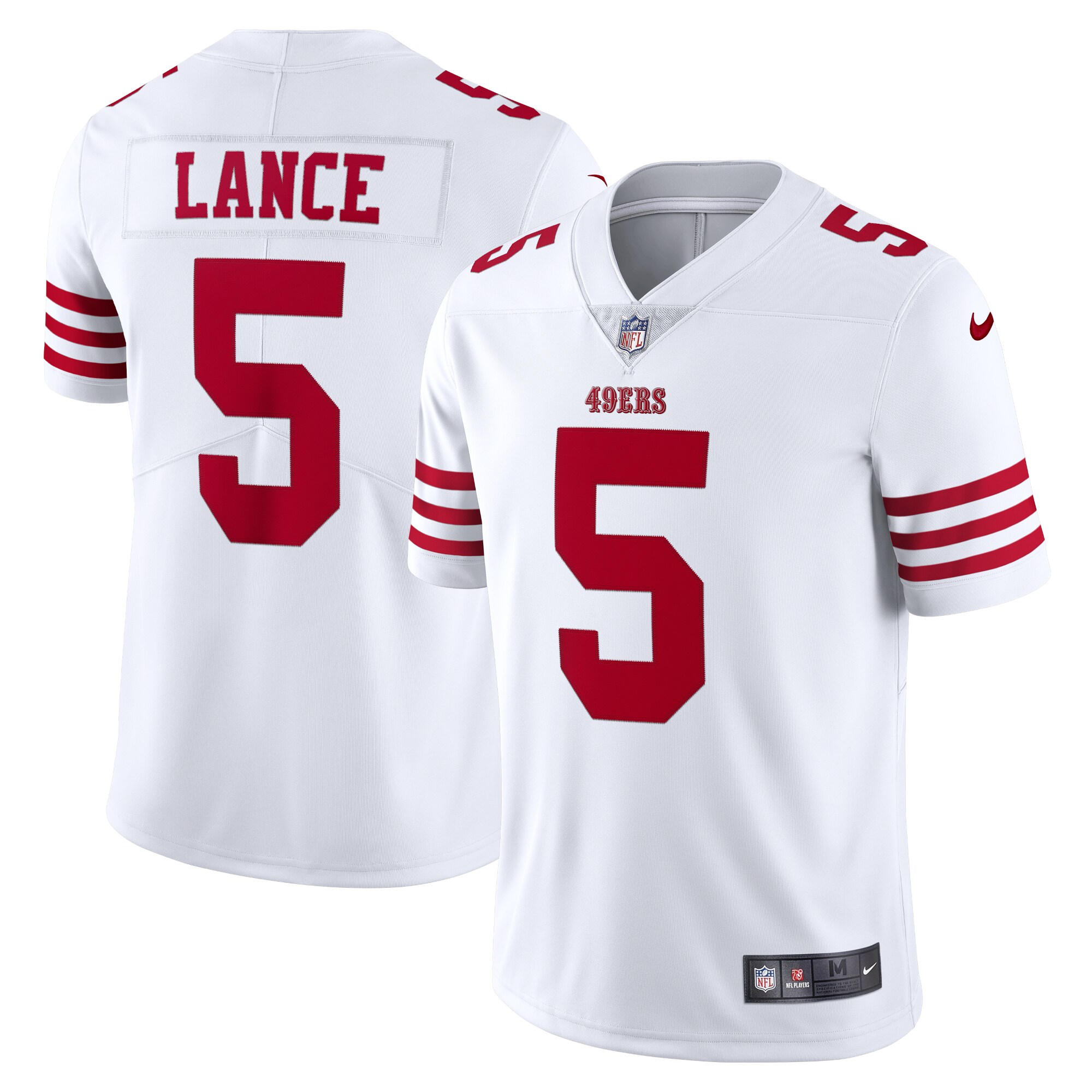 Trey Lance San Francisco 49ers Alternate Vapor Limited Jersey - Scarlet - Image 4