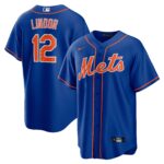 Men's New York Mets Francisco Lindor  Royal Alternate Replica Player Jersey