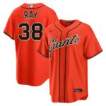 Robbie Ray #38 San Francisco Giants Alternate Replica Jersey - Orange