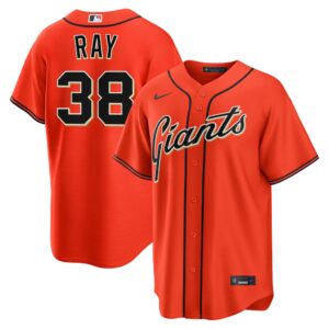 Robbie Ray #38 San Francisco Giants Alternate Replica Jersey - Orange