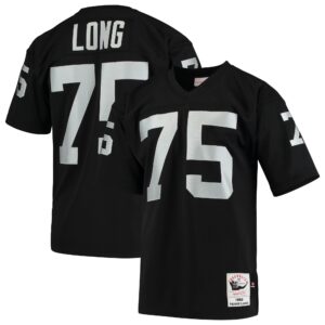 Howie Long Las Vegas Raiders  1983 Authentic Throwback Retired Player Jersey - Black