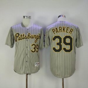 Pittsburgh Pirates #39 Dave Parker Grey Strip 1997 Turn Back The Clock Stitched Jersey