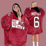 Tampa Bay Football Unisex Blanket Hoodie