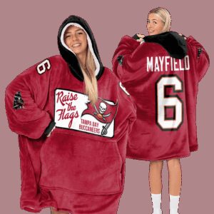 Tampa Bay Football Unisex Blanket Hoodie