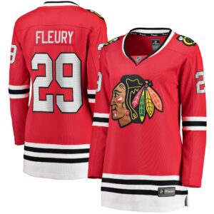 Marc-André Fleury Chicago Blackhawks Women's Home Premier Breakaway Player Jersey - Red