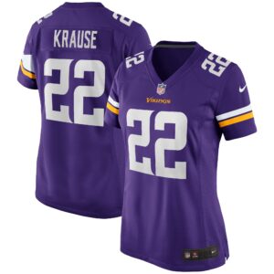 Paul Krause Minnesota Vikings Women's Game Retired Player Jersey - Purple
