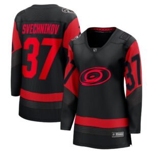 Andrei Svechnikov Carolina Hurricanes Women's 2023 Stadium Series Breakaway Player Jersey - Black