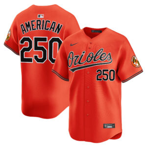 American #250 Baltimore Orioles Vapor Premier Limited Jersey - All Stitched