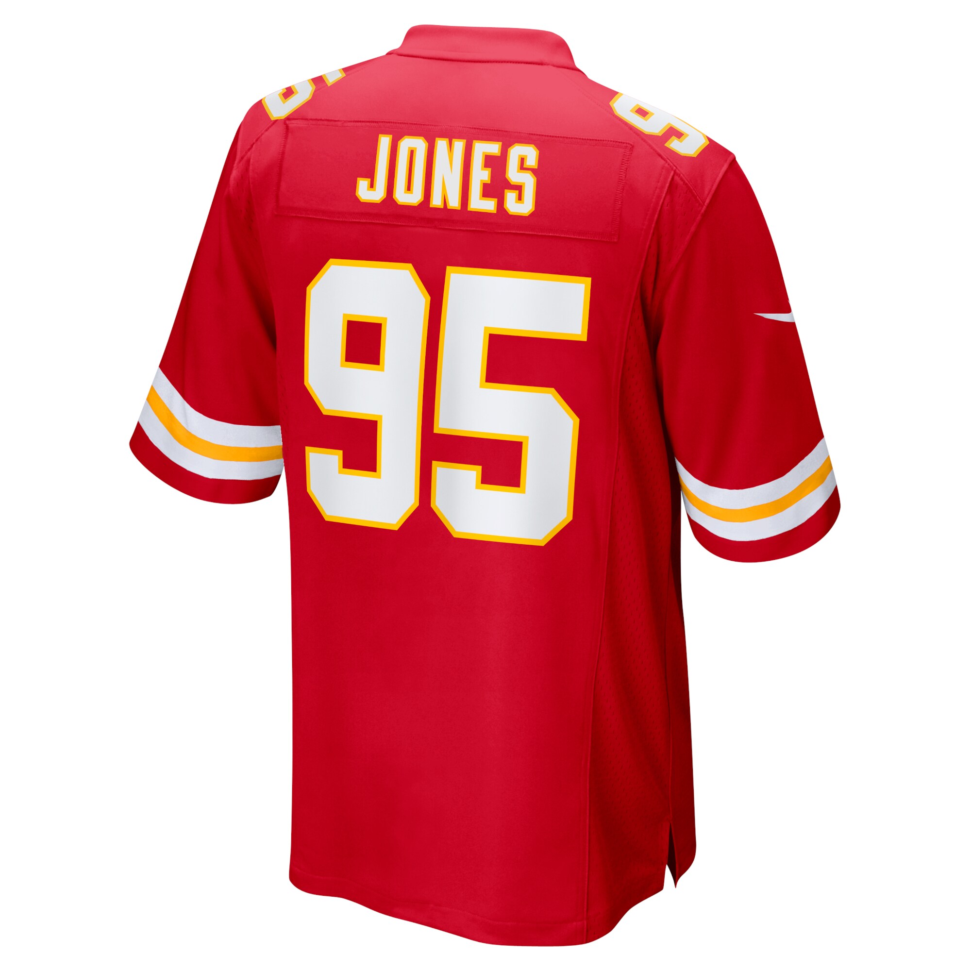 Chris Jones Kansas City Chiefs Super Bowl LVII Patch Game Jersey - Red - Image 3