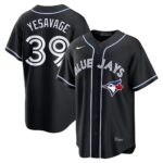 Trey Yesavage #39 Toronto Blue Jays Fashion Replica Out Jersey - Black