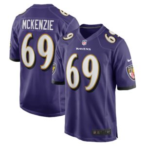 Kahlil McKenzie Baltimore Ravens  Game Jersey - Purple
