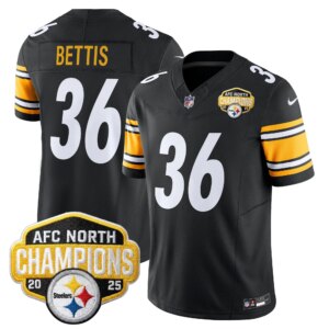 Jerome Bettis #36 Pittsburgh Steelers 2025 AFC North Division Champions Vapor Limited Jersey - All Stitched