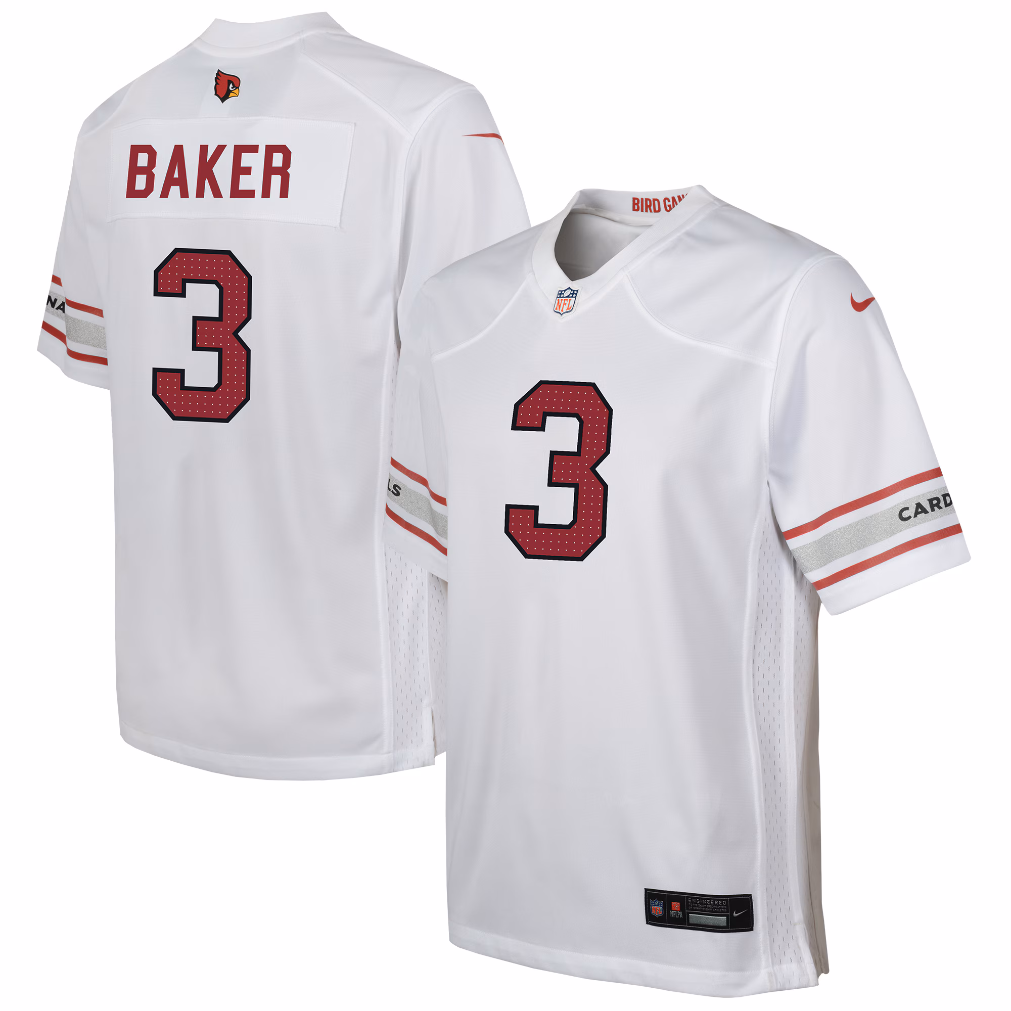 Budda Baker Arizona Cardinals Youth Game Jersey - White