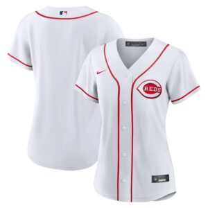 Women's Cincinnati Reds White Home Replica Team Jersey