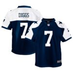 Trevon Diggs Dallas Cowboys  Youth Alternate Game Jersey - Navy