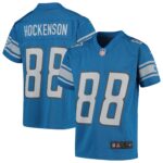 T.J. Hockenson Detroit Lions  Youth Game Jersey - Blue