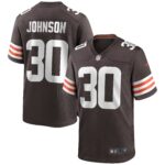 D'Ernest Johnson Cleveland Browns  Game Jersey - Brown