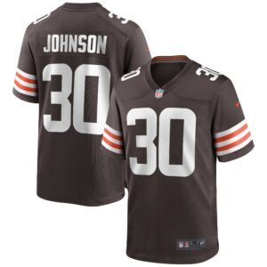 D'Ernest Johnson Cleveland Browns  Game Jersey - Brown