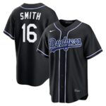 Will Smith #16 Los Angeles Dodgers Fashion Replica Out Jersey - Black
