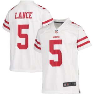 Trey Lance San Francisco 49ers  Youth Player Game Jersey - White
