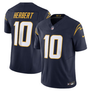 Justin Herbert #10 Los Angeles Chargers  Vapor F.U.S.E. Limited Jersey - Navy