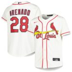 Nolan Arenado St.Louis Cardinals  Youth Alternate Replica Player Jersey - Cream
