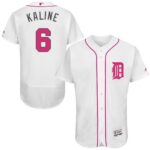 Detroit Tigers #6 Al Kaline White Flexbase Collection 2016 Mother's Day Stitched Jersey