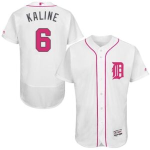 Detroit Tigers #6 Al Kaline White Flexbase Collection 2016 Mother's Day Stitched Jersey