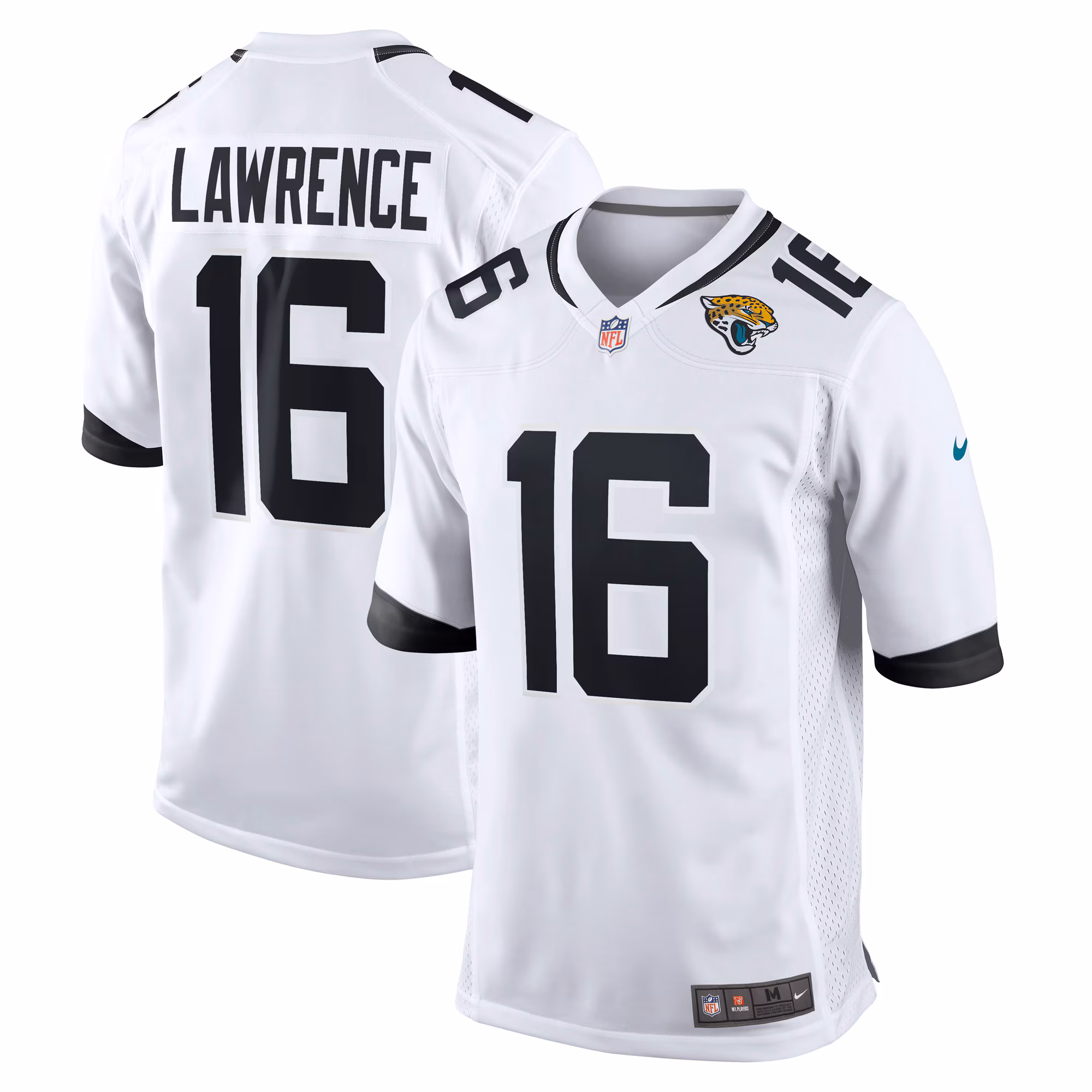 Trevor Lawrence Jacksonville Jaguars White Game Jersey - White