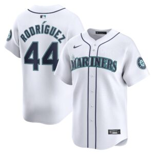 Men's Seattle Mariners Julio RodrÃ­guez  White Home Limited Player Jersey