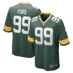 Jonathan Ford Green Bay Packers  Game Player Jersey - Green