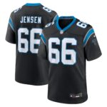 Nash Jensen Carolina Panthers Team Game Jersey -  Black