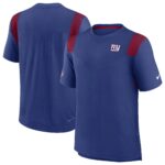 Men's Royal New York Giants Sideline Tonal Logo Performance Player T-Shirt
