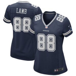 CeeDee Lamb Dallas Cowboys  Women's Game Jersey - Navy