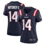 Ty Montgomery New England Patriots Women's Game Jersey - Navy