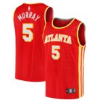 Dejounte Murray Atlanta Hawks  Fast Break Replica Jersey - Icon Edition - Red